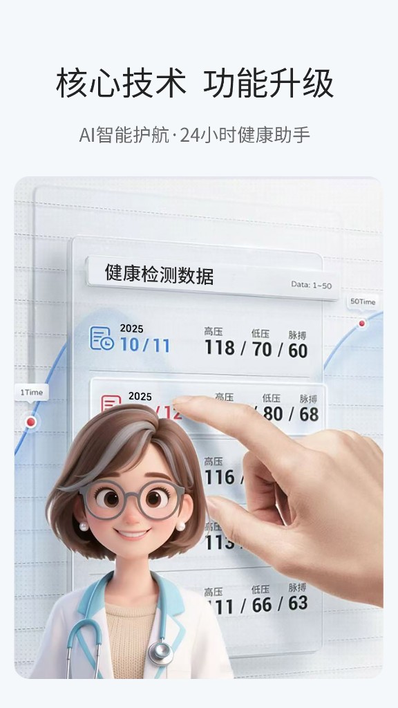 AI智能护航 24小时健康助手