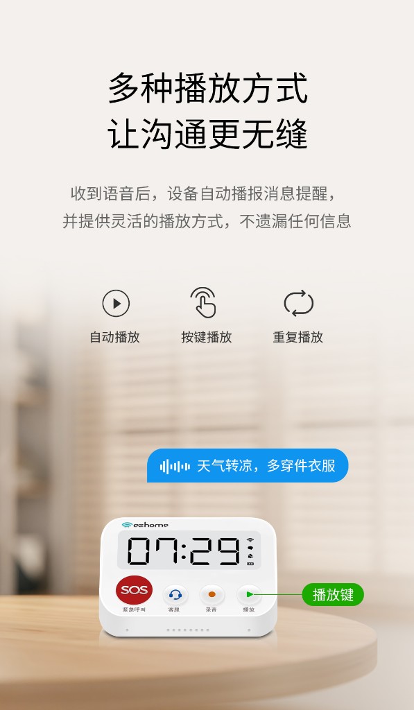 多种播放方式 让沟通更无缝