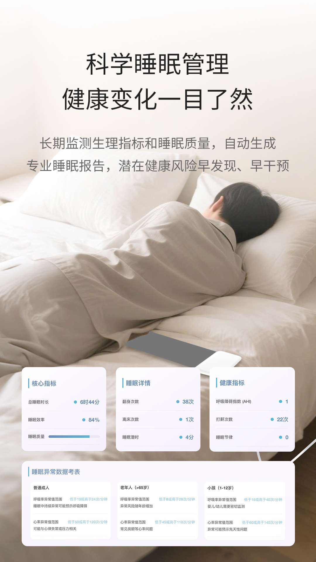 睡眠监测带功能展示3